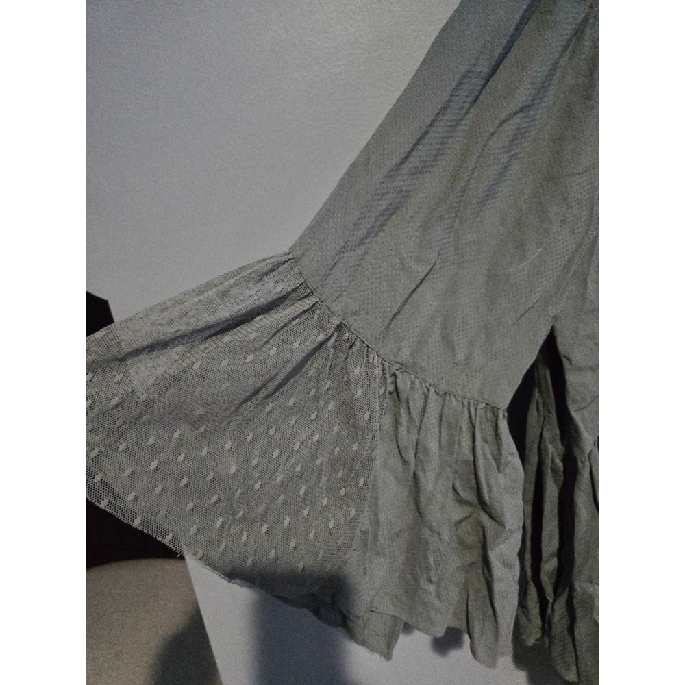 NWT Women's Free People Blouse Size S Green - Picture 5 of 10